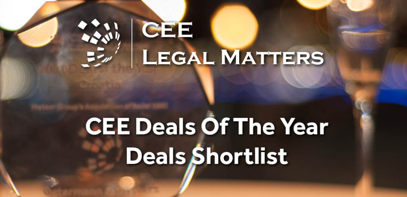 Law firm Sajić shortlisted to Win the CEE Legal Matters 2021 Deal of the Year Award